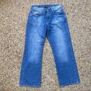 Lucky Brand Men's Dungarees Gene Montesano Bootcut Short Jeans Size 30